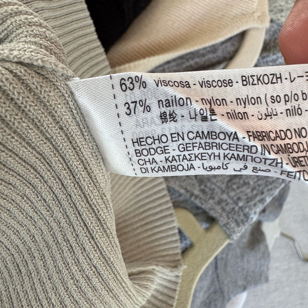 NWT Zara Gray Sleeveless Mock Neck Ribbed Midi Dress - Picture 7 of 8